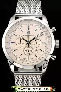 breitling transocean stainless steel case light yellow dial en58852|Review: Breitling Transocean Chronograph .